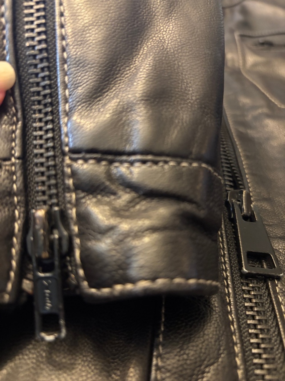 Black Rivet Black Moto-Style Men’s Large Jacket - Picture 10 of 10